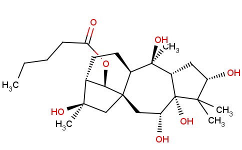 GRAYANOTOXANE-3,5,6,10,14,16-HEXOL, 14-PENTANOATE, (3-BETA,6-BETA,14R)-